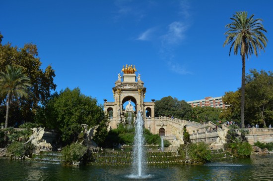 Parc de la ciutadella à Barcelone