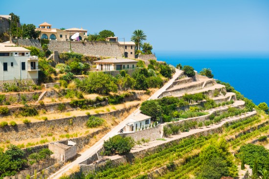 Le village de Banyalbufar à Majorque