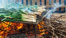 Les calçots de Catalogne