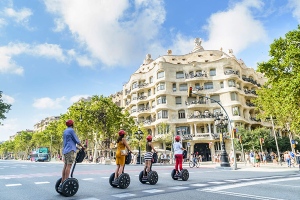 Parcourir Barcelone en segway durant votre événement